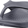 NuuSol Cascade Flip Flop Granite Gray Front Made In USA Flip Flops