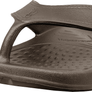 NuuSol Cascade Flip Flop Smoked Bronze Front Made In USA Flip Flops