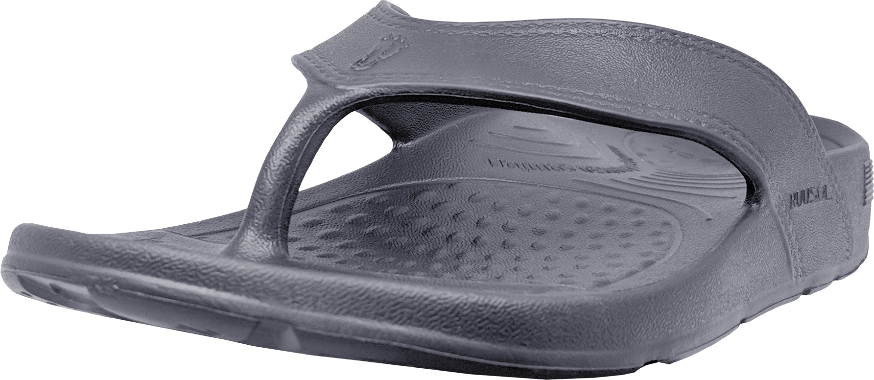 Gray shop flip flops