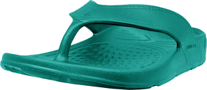 NuuSol Cascade Flip Flop Turquoise Rain Front Made In USA Flip Flops