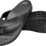 NuuSol Cascade Flip Flop Eclipse Black Pair Made In USA Flip Flops