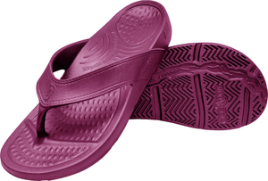 Cascade Flip Flop Rustic Wine Comfort your whole body will love High Country Plastics
