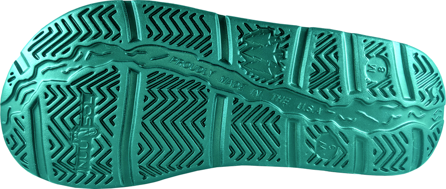 NuuSol Cascade Flip Flop Turquoise Rain Sole Made In USA Flip Flops
